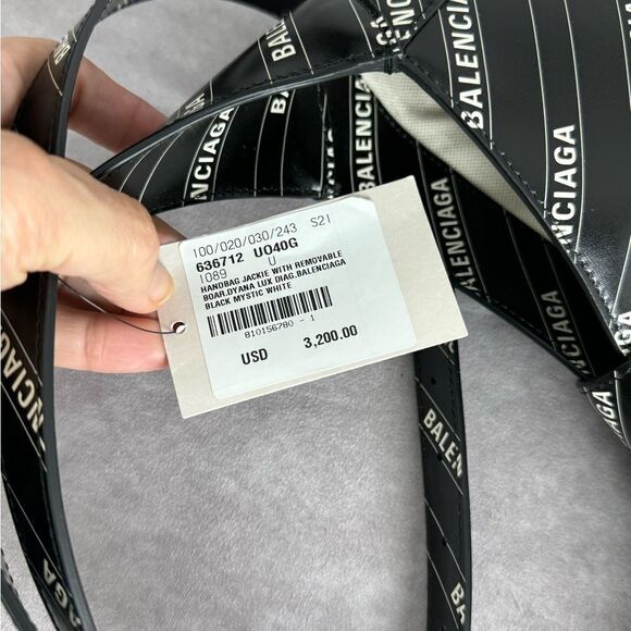 Gucci x Balenciaga Jackie 1961 Clip Black Hobo Bag NWT 636712 $3200 - Picture 10 of 16